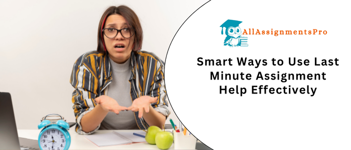 Smart Ways to Use Last Minute Assignment Help Effectively1