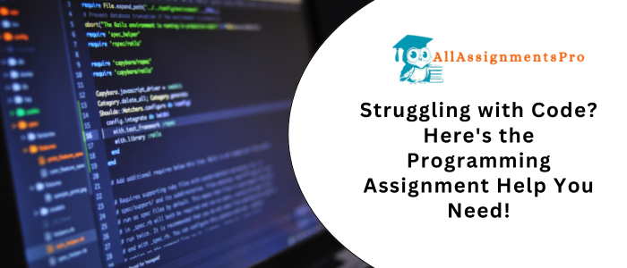 Struggling with Code Here's the Programming Assignment Help You Needs